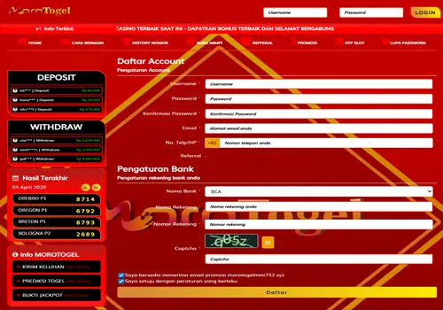 Panduan Lengkap Cara Pendaftaran Serta Deposit Di Situs Togel Online Secara Aman Dan Sah